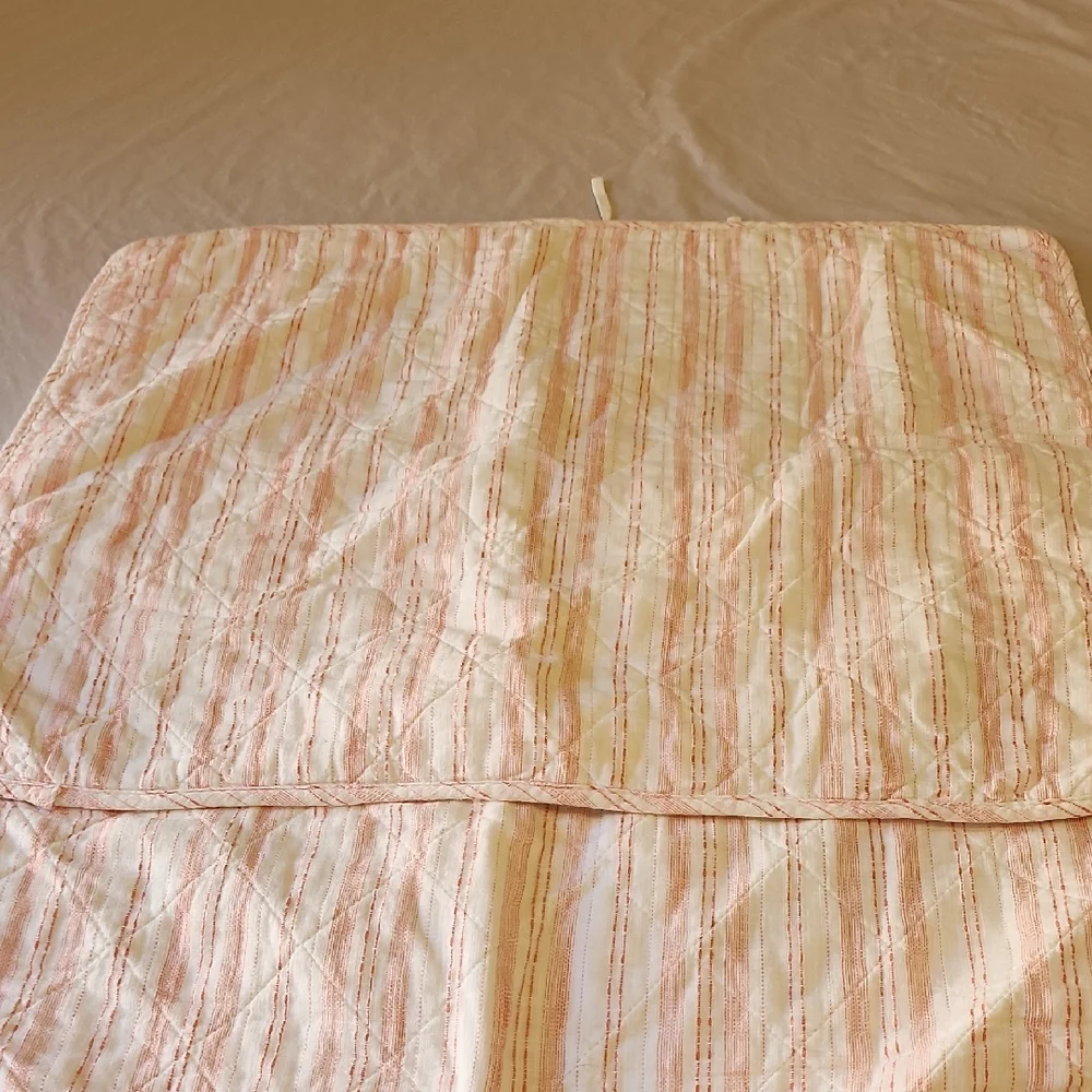Pillow Shams Nicole Miller Pink and Cream